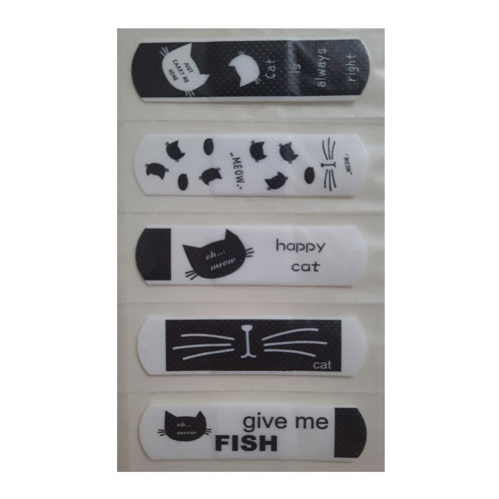 چسب زخم طرح بلک کت کد 707 بسته 5 عددی