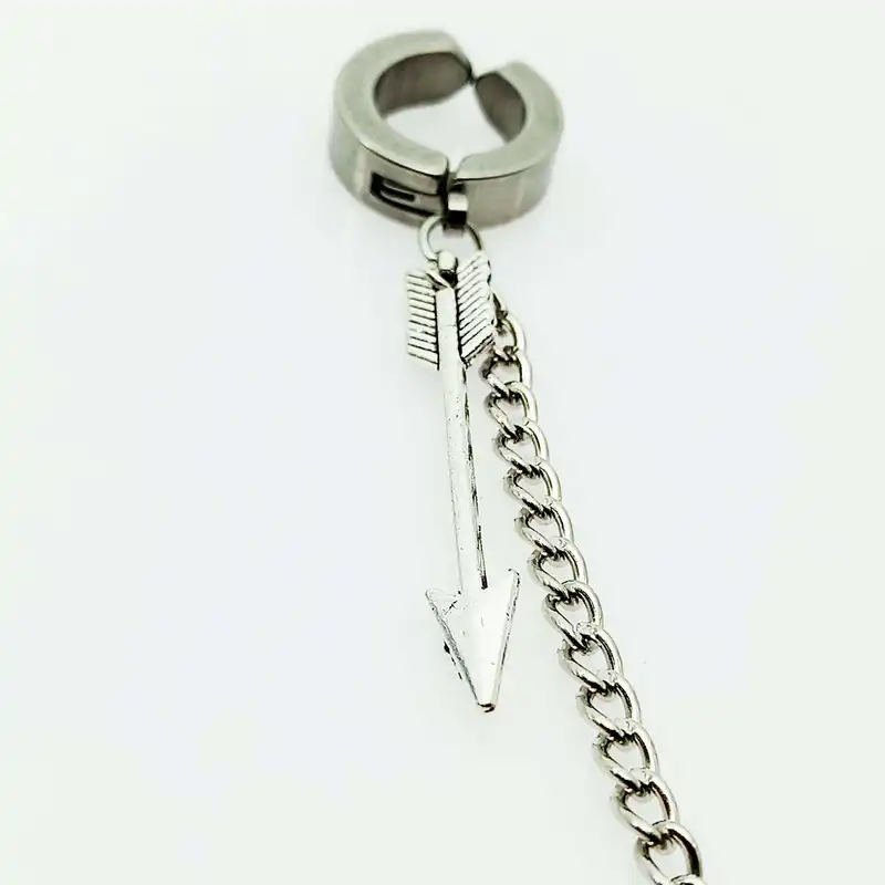 پیرسینگ گوش طرح تیر و زنجیر مدل 561PRMZ