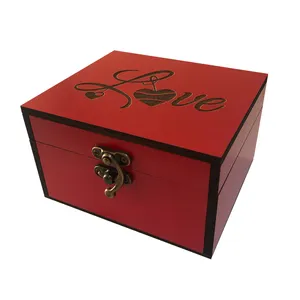 جعبه هدیه چوبی مدل b12