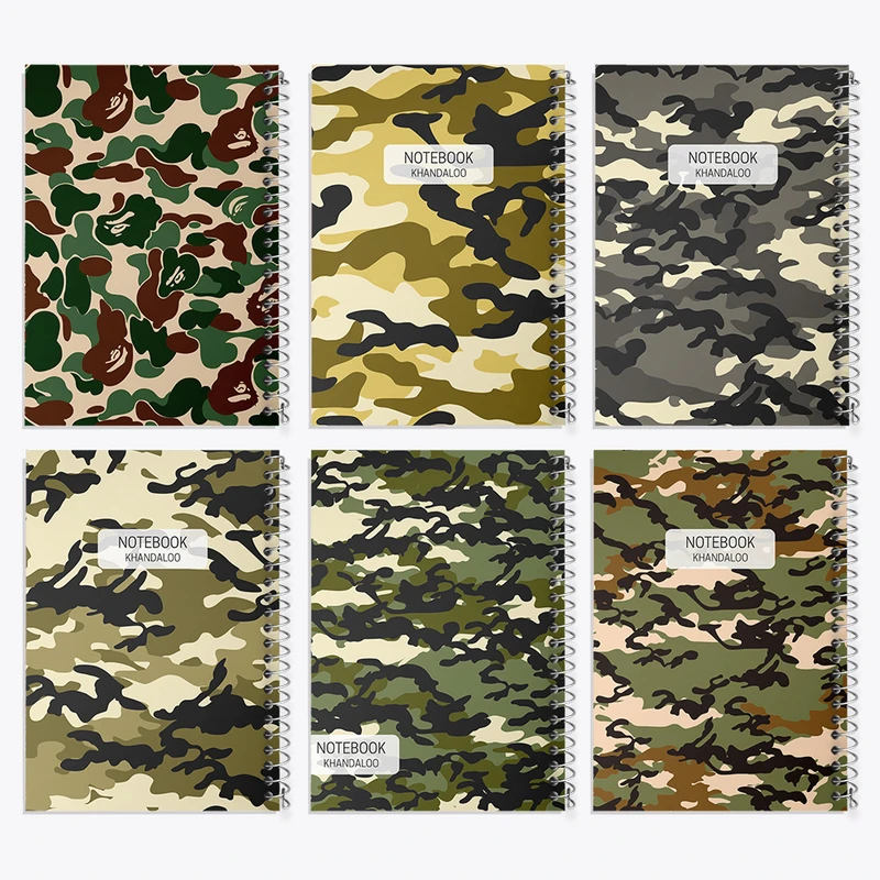 دفتر مشق 50 برگ خندالو طرح چیرکی کد 96 مجموعه 6 عددی