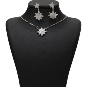 نیم ست نقره شهر جواهر مدل SJS-SE018
