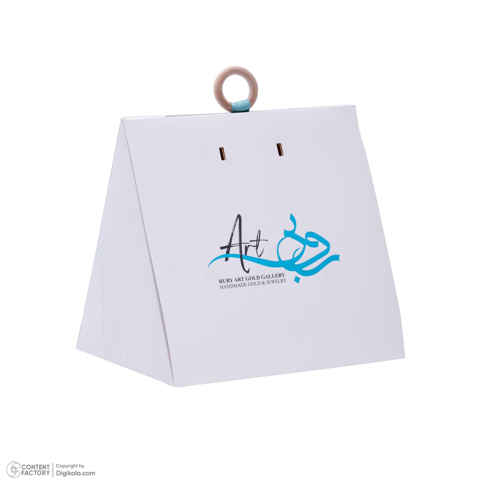 دستبند زنجیری طلا 18 عیار زنانه روبی آرت گالری مدل 330280 -  - 8