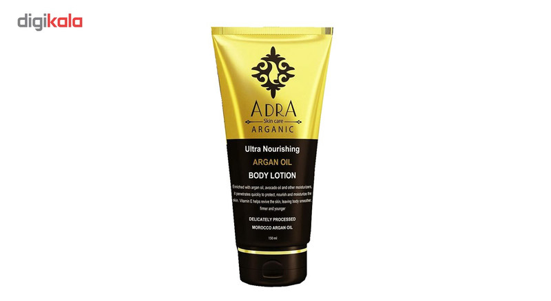 لوسیون بدن آدرا حاوی روغن آرگان حجم 150 میلی لیتر