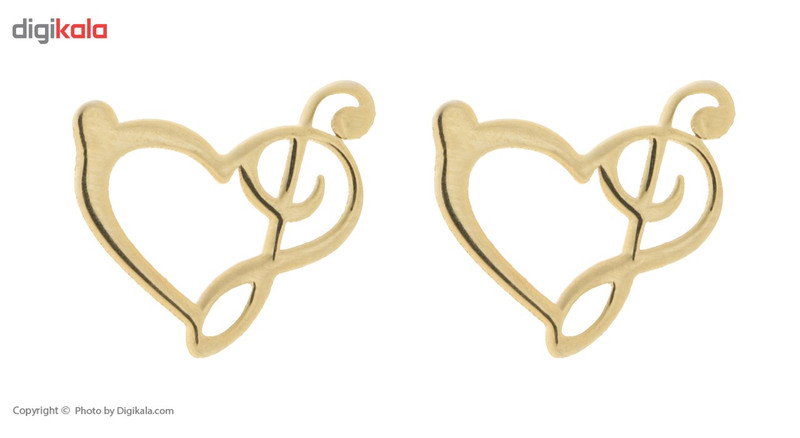 نیم ست طلا 18 عیار زنانه رزا مدل SG88