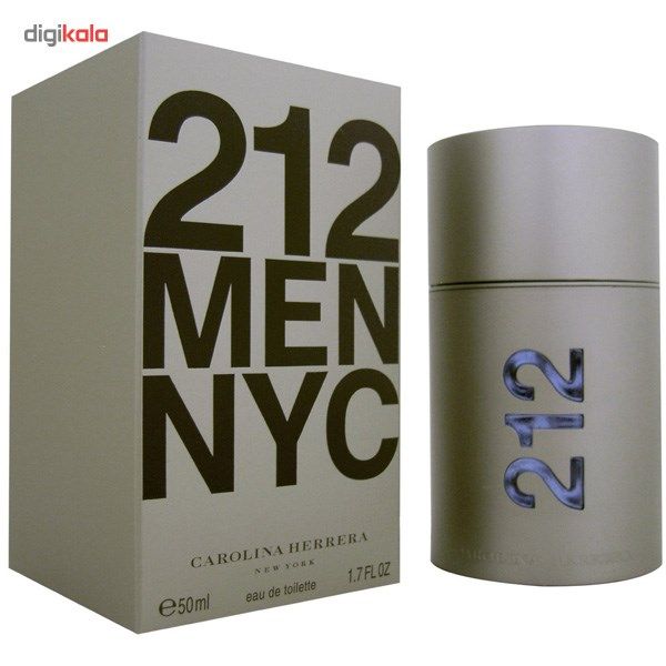 ادو تویلت مردانه کارولینا هررا مدل 212 Men NYC حجم 50 میلی لیتر -  - 2