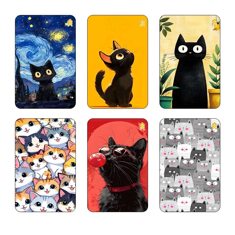 استيکر کارت کارنيکا طرح گربه Cat کد 88463 مجموعه 6 عددی