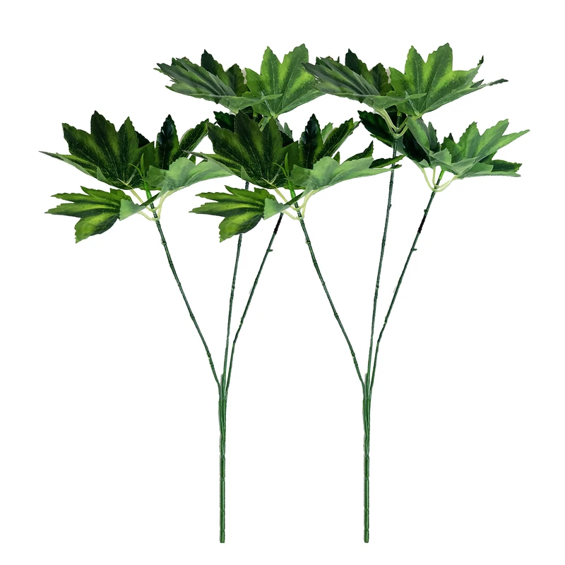 گلدان به همراه گل مصنوعی مدل شاخه زانادو مجموعه دو عددی