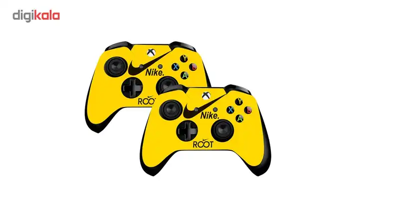 برچسب افقی ایکس باکس 1 گراسیپا طرح نارنجی