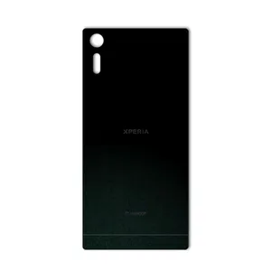 MAHOOT Black-suede Special Cover Sticker for Sony Xperia XZ