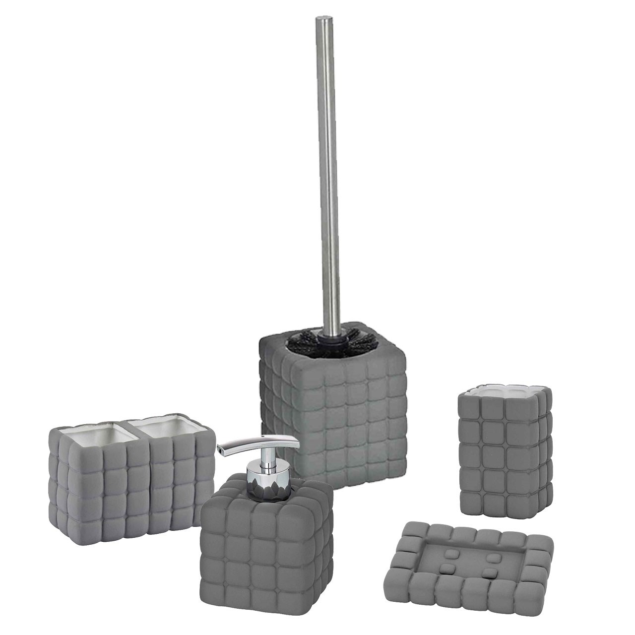ست سرویس بهداشتی ونکو مدل Cube-Grey