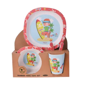 ظرف غذای 5 تکه کودک مدل SURFER BOY