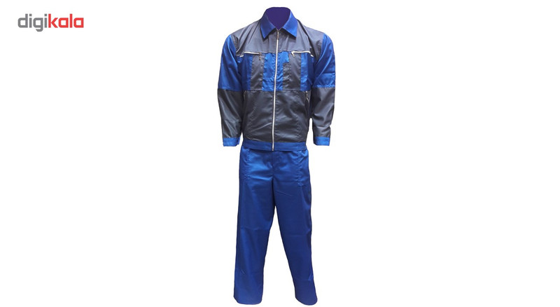 کاپشن و شلوار مهندسی سبلان مدل سیلوری طوسی آبی