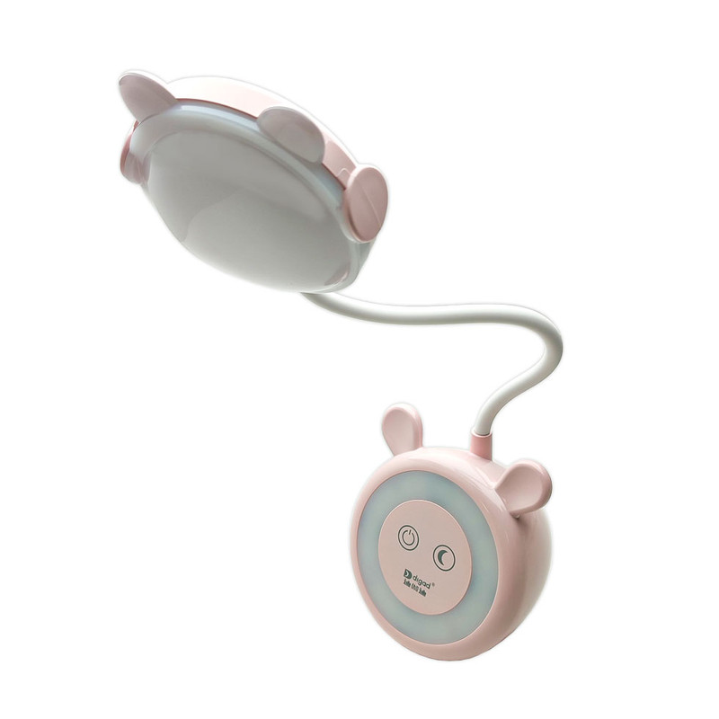 چراغ مطالعه مدل شارژی فانتزی خرسی طرح 3 حالته لمسی کد 1947