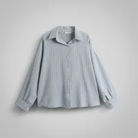 شومیز آستین بلند یقه برگردان زنانه مدل 50-0