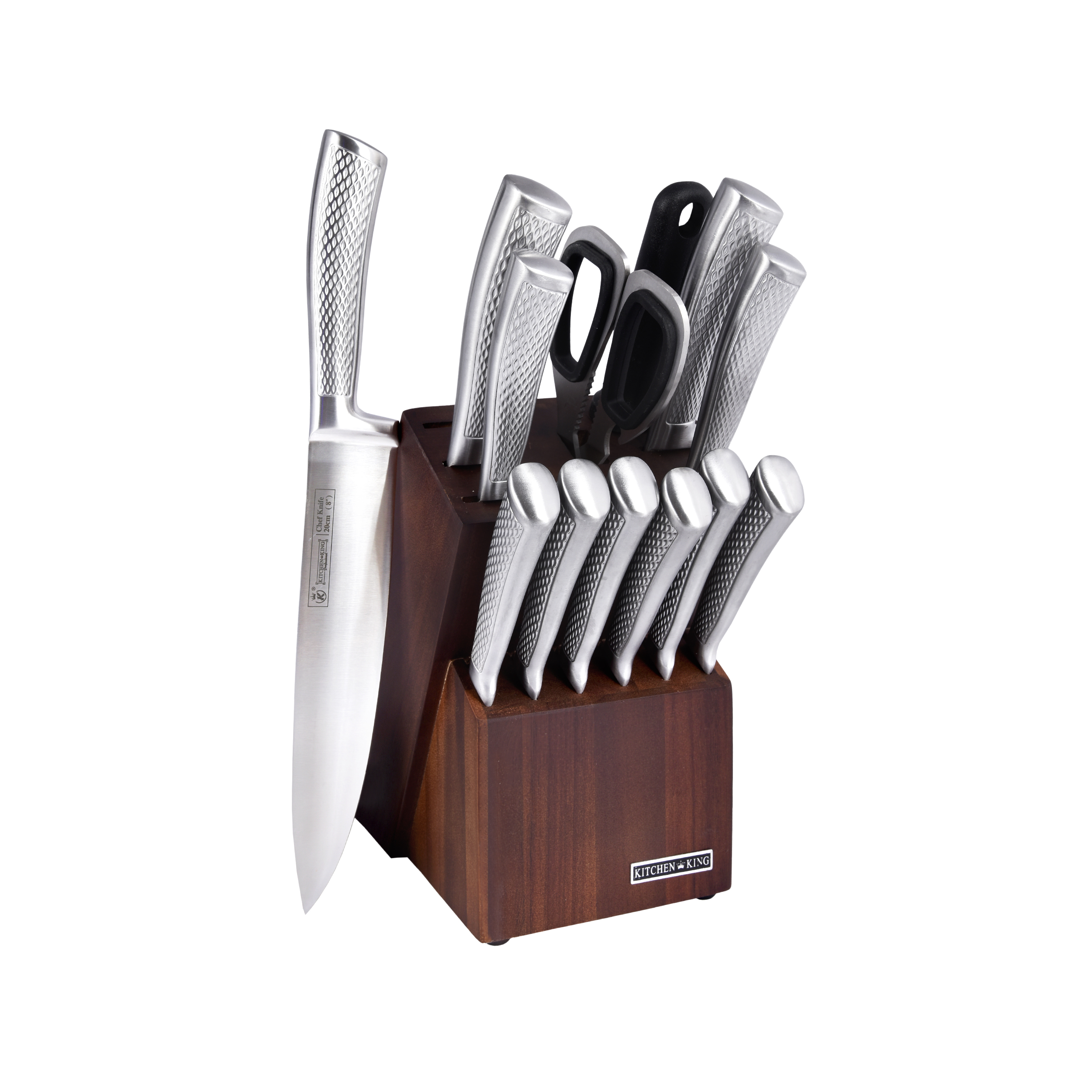 سرویس چاقو آشپزخانه 14 پارچه کیچن کینگ مدل D20073