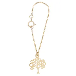 آویز ساعت طلای 18 عیار ماهک مدل MW0205