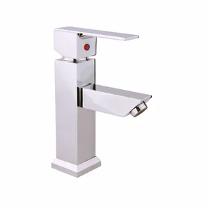 شیر روشویی اندیکا مدل فلت کروم