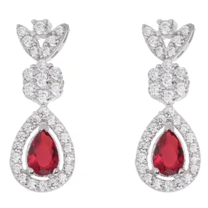 گوشواره نقره مایا مدل MSE122