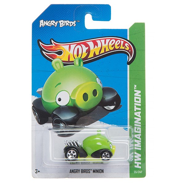 ماشین بازی متل سری Hot Wheels مدل Angry Birds Minion کد V5323