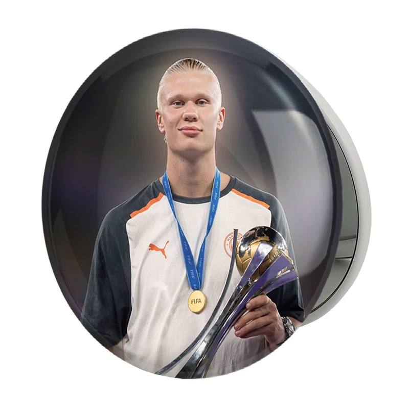 آینه جیبی خندالو طرح ارلینگ هالند (Erling Haaland) مدل تاشو کد 36374