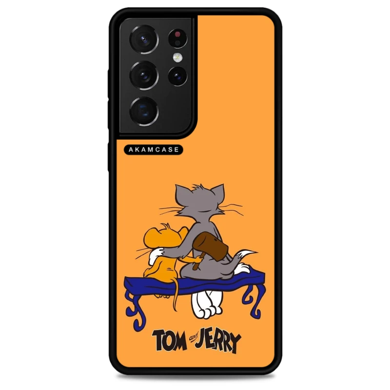 کاور آکام مدل AMC-WSGS21U-TOM & JERRY12 مناسب برای گوشی موبایل سامسونگ Galaxy S21 Ultra