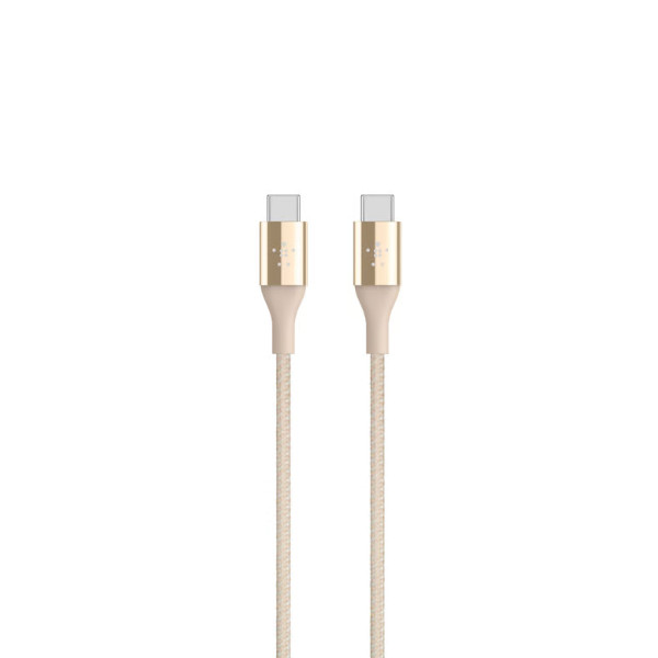 کابل USB-C بلکین مدل F2CU050BT04-GLD طول 1.2 متر