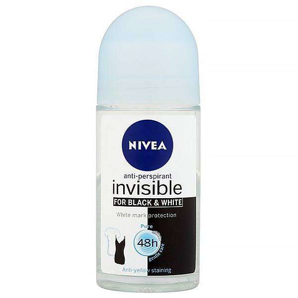 رول ضد تعریق زنانه نیوآ مدل BLACK & WHITE invisible حجم 50 میلی لیتر رول ضد تعریق زنانه نیوآ مدل BLACK & WHITE invisible حجم 50 میلی لیتر