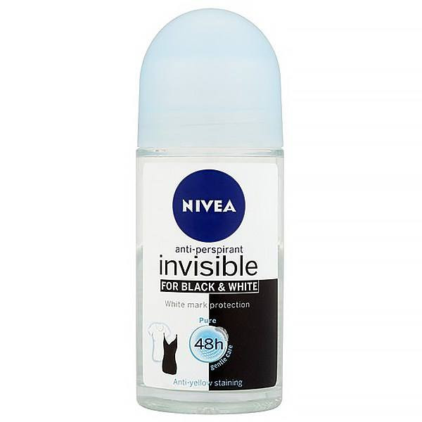 رول ضد تعریق زنانه نیوآ مدل BLACK & WHITE invisible حجم 50 میلی لیتر رول ضد تعریق زنانه نیوآ مدل BLACK & WHITE invisible حجم 50 میلی لیتر