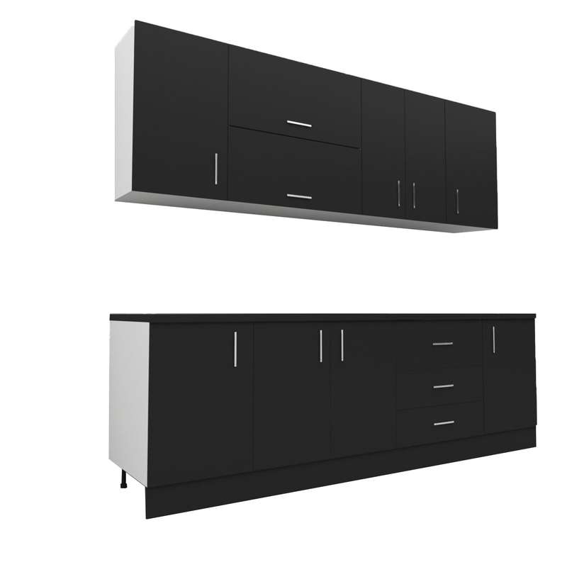 کابینت آشپزخانه اعیان مدل FH CM12 مجموعه 8 عددی