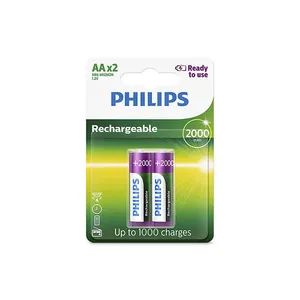 باتری قلمی قابل شارژ فیلیپس مدل HR6 MIGNON 2000mAh بسته 2 عددی 