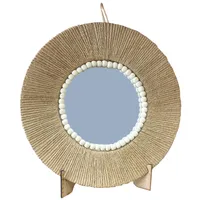 آینه مدل مکرومه و مهره