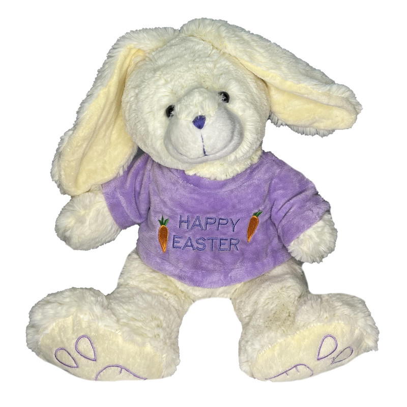 عروسک طرح خرگوش مدل Happy Easter Rabbit کد SZ13/1165 ارتفاع 35 سانتی متر
