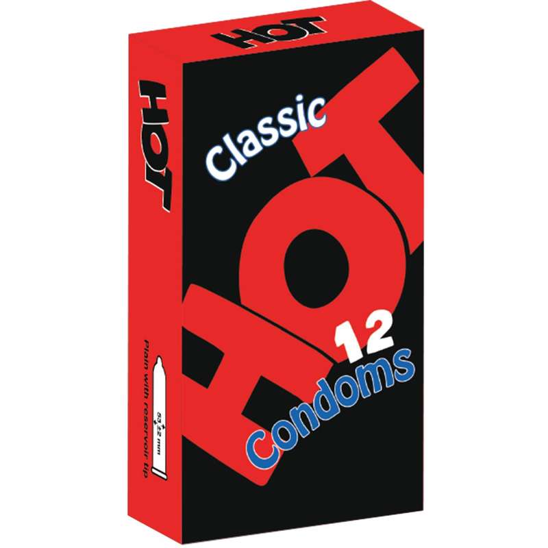 کاندوم هات مدل classic بسته 12 عددی کاندوم هات مدل classic بسته 12 عددی