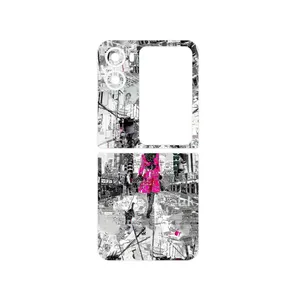 MAHOOT Collage of Catwalk Bridge Cover Sticker for Oppo Find N2 Flip