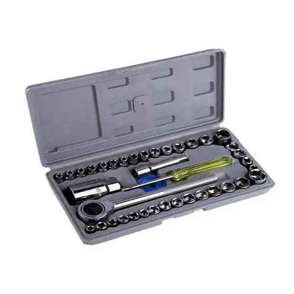 مجموعه 40 عددی آچار بکس و دسته آچار مدل آیوا