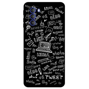 Megafone Social Media 1898 Cover For Motorola Moto G51 5G