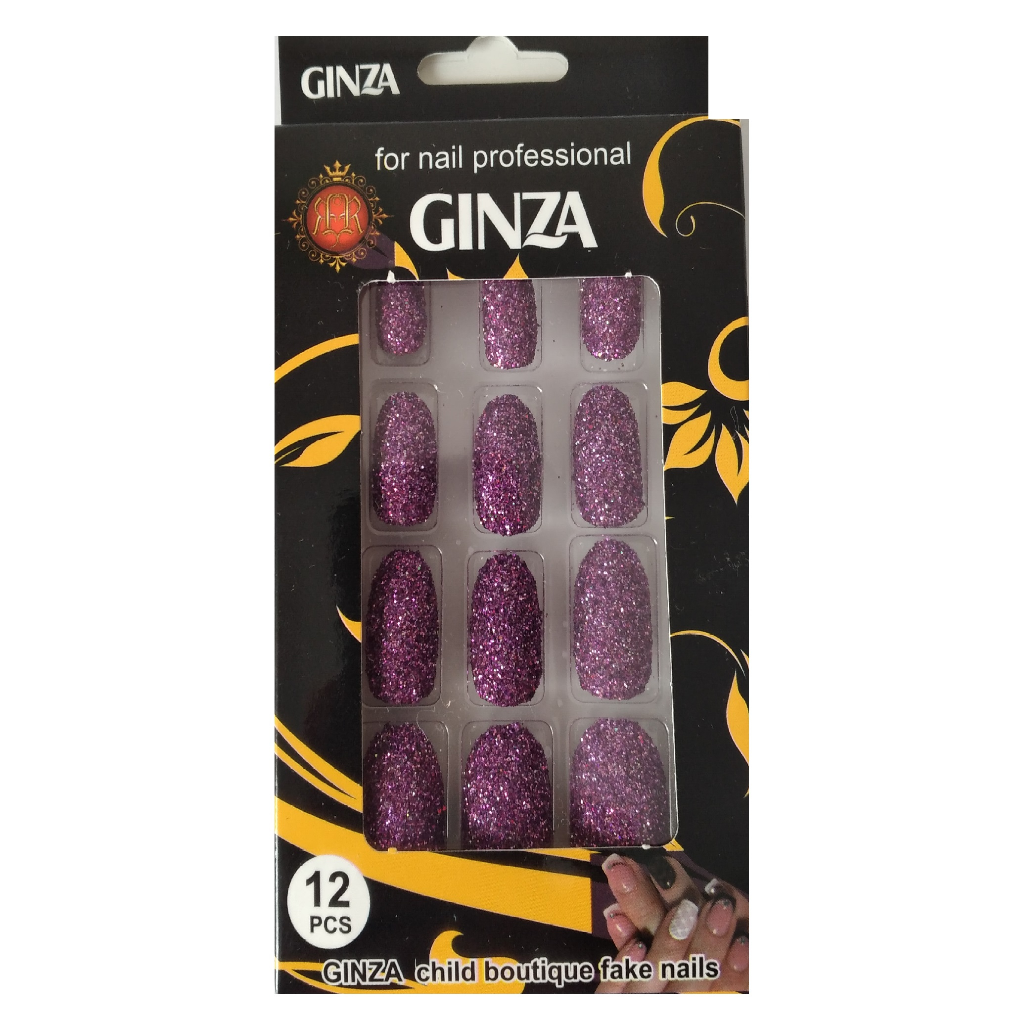 ناخن مصنوعی گینزا مدل AES447 بسته 12 عددی