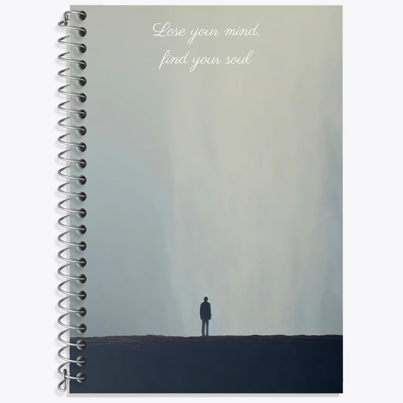 دفتر نت موسیقی 50 برگ خندالو طرح Love Your Mind Find Your Soul کد N2376