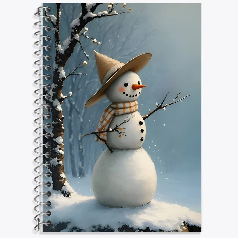 دفتر نت موسیقی 50 برگ خندالو طرح آدم برفی کد F7156