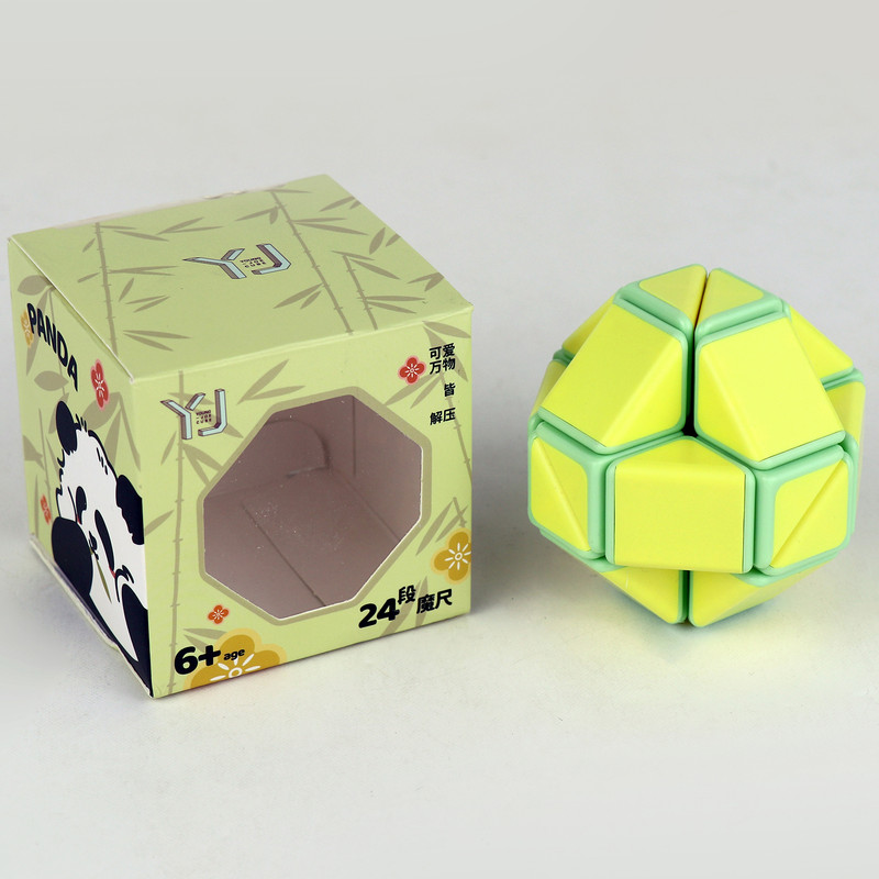 مکعب روبیک وای جی مدل ماری 24 قطعه سری پاندا YJ Magic Snake 24 pcs