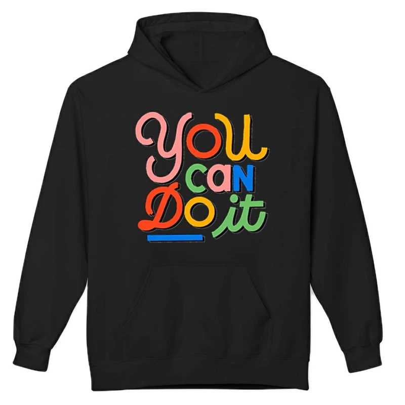 هودی مردانه پاد آفرین مدل you can do it کد 056