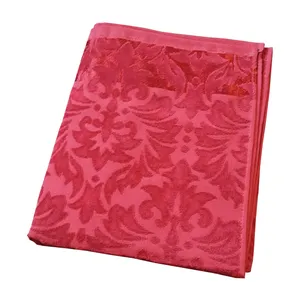 حوله حمام مدل صدف طلایی سایز 100x160 سانتی متر