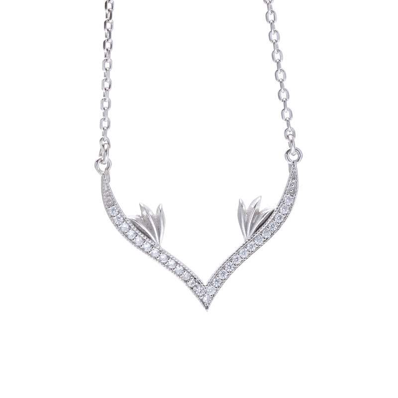 گردنبند نقره زنانه مدل G-348