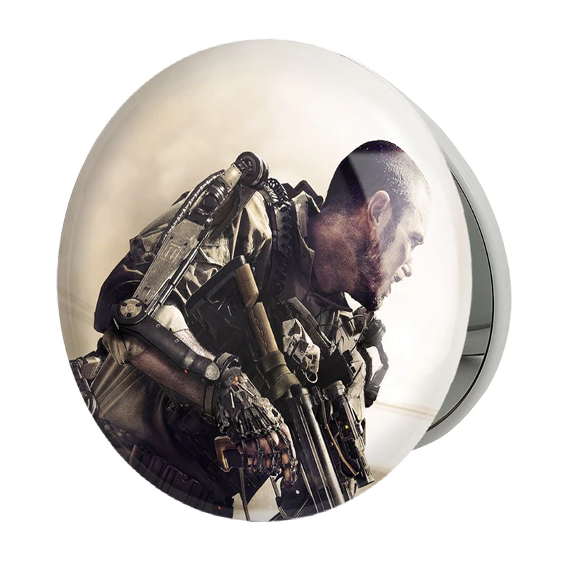 آینه جیبی خندالو طرح کاور ادونسد وارفر ندای وظیفه Call of duty مدل تاشو کد 30786