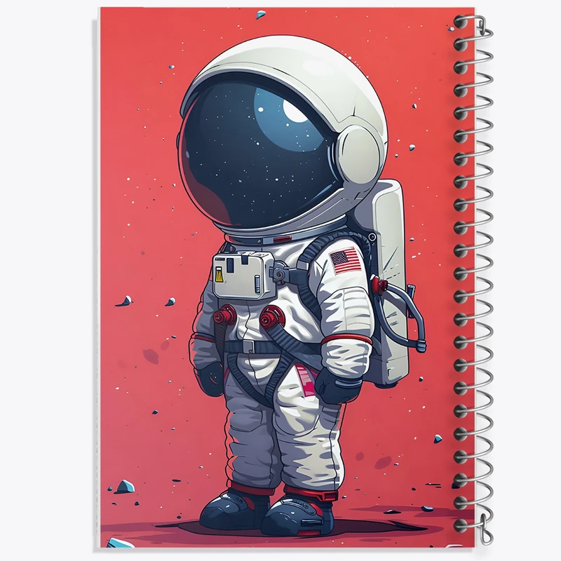 دفتر نقاشی 50 برگ خندالو طرح فضانورد کد N3855