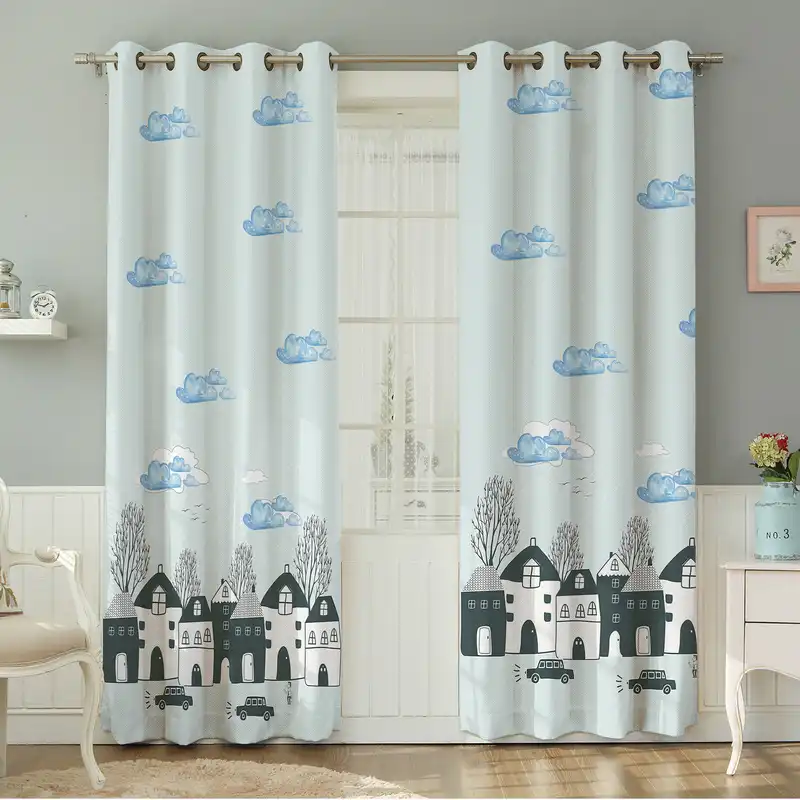 پرده نیروانا طرح کودک مدل مخمل کد 8169 سایز 140×280 سانتی متر