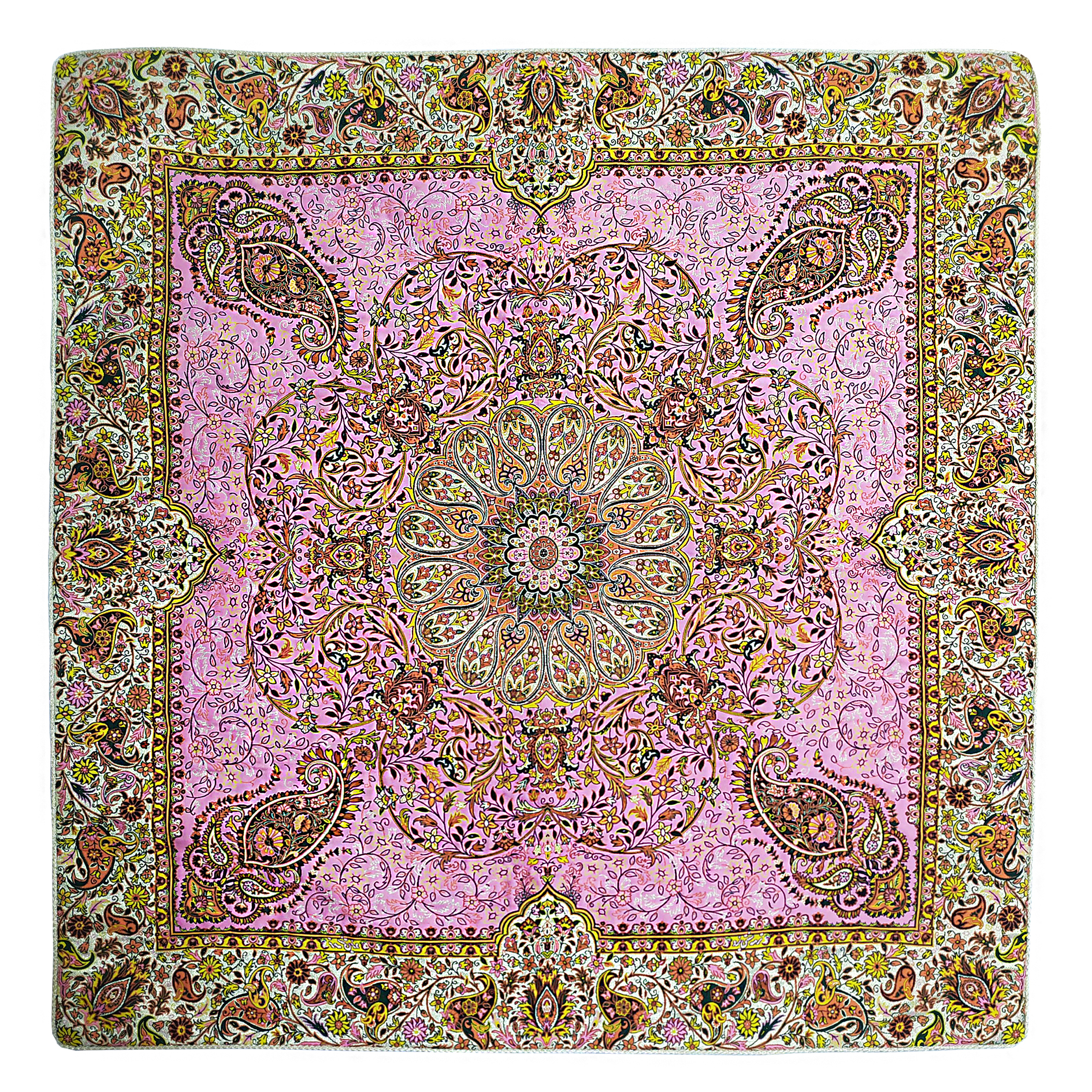 رومیزی ترمه طرح افشاری کد 2701