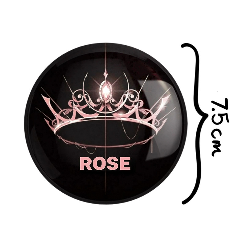 آینه جیبی خندالو مدل رزی گروه بلک پینک Black Pink  کد 16722