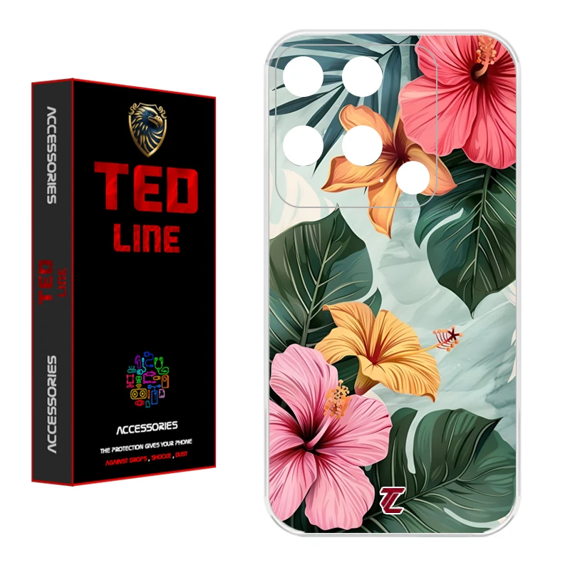 کاور تدلاین طرح گل وحشی کد 1142 مناسب برای گوشی موبایل شیائومی Redmi 10C / Poco C40