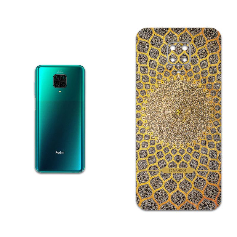 برچسب پوششی ماهوت مدل Sheikh-Lotfollah Mosque-Tile مناسب برای گوشی موبایل شیائومی Redmi Note 9 Pro